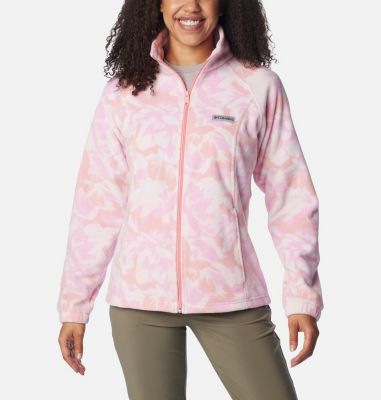 Columbia Hakatai Full Zip Fleece Beetroot Dusty Pink - Womenswear