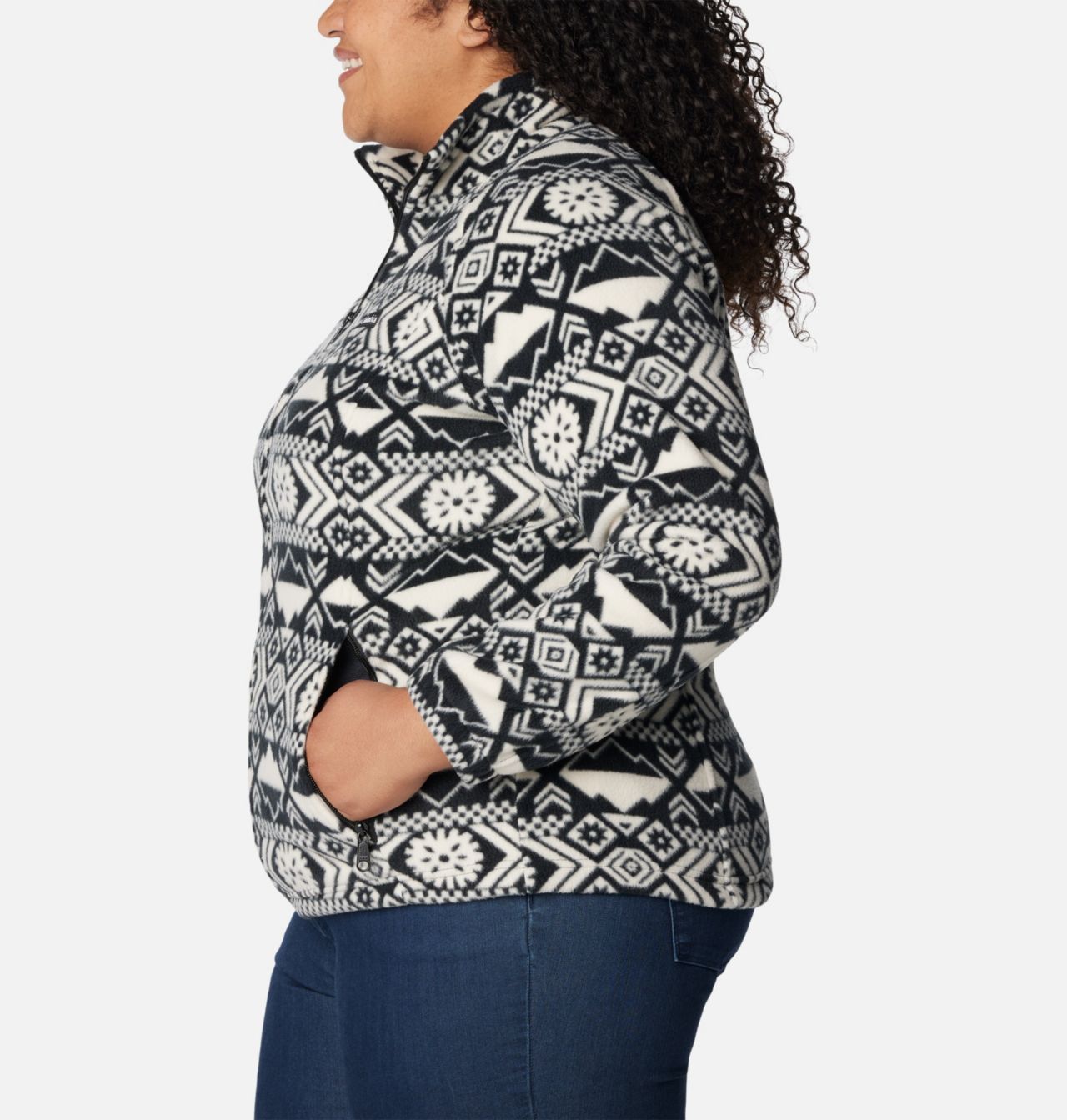 Women's Benton Springs™ Printed Full Zip Fleece Jacket - Plus Size 3