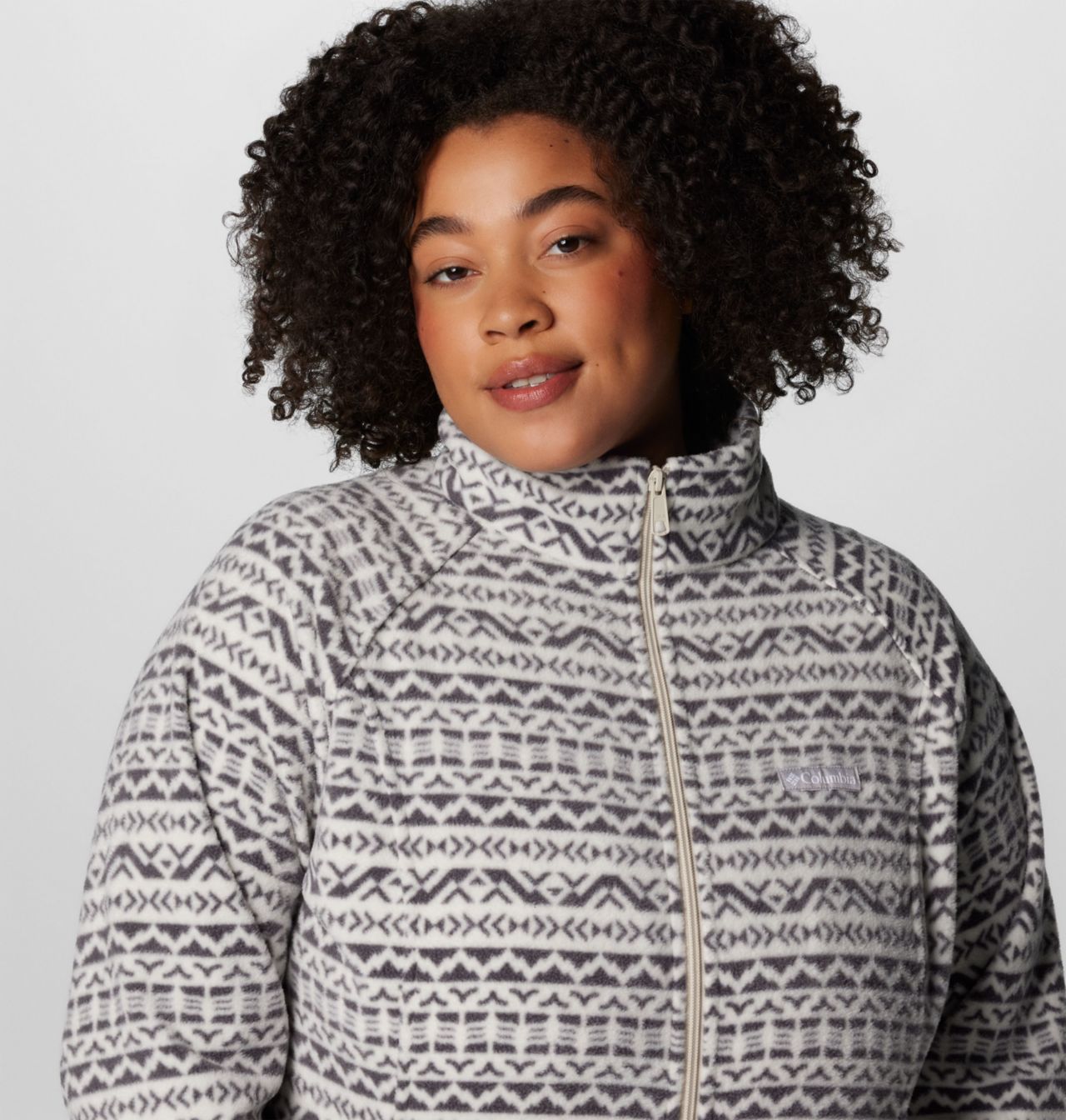 Women's Benton Springs™ Printed Full Zip Fleece Jacket - Plus Size 5
