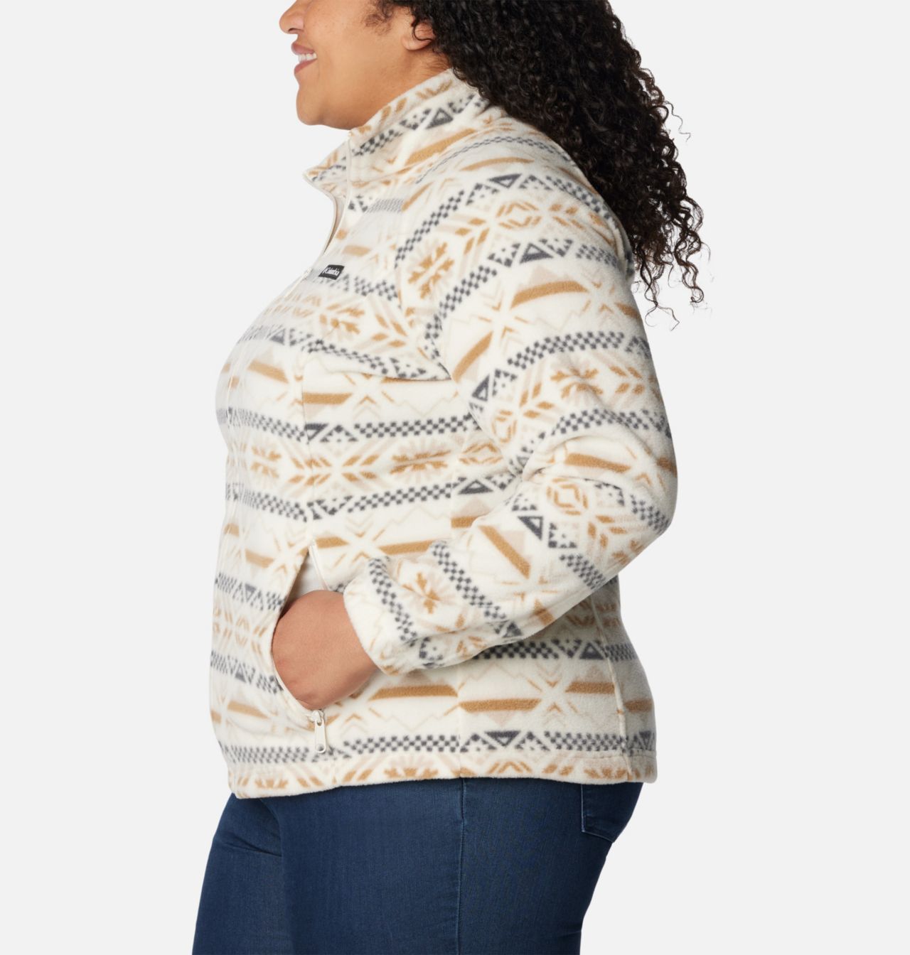 Women's Benton Springs™ Printed Full Zip Fleece Jacket - Plus Size 3