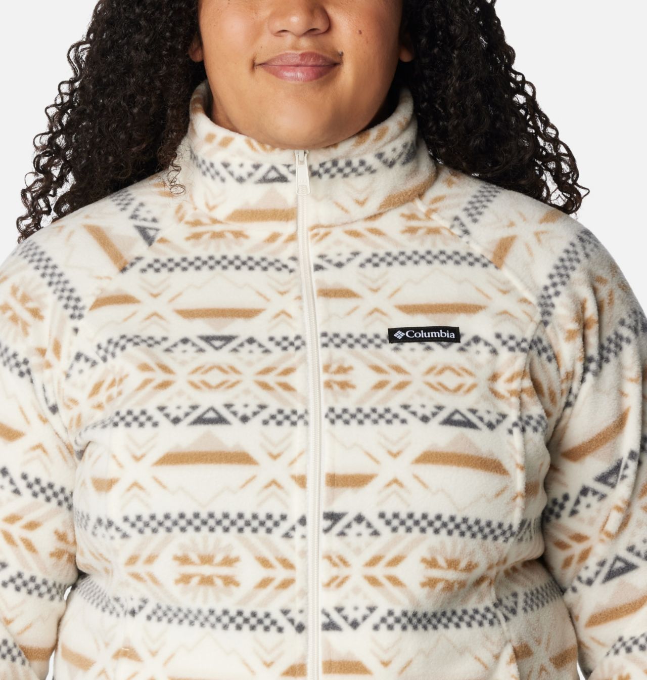 Women's Benton Springs™ Printed Full Zip Fleece Jacket - Plus Size 4