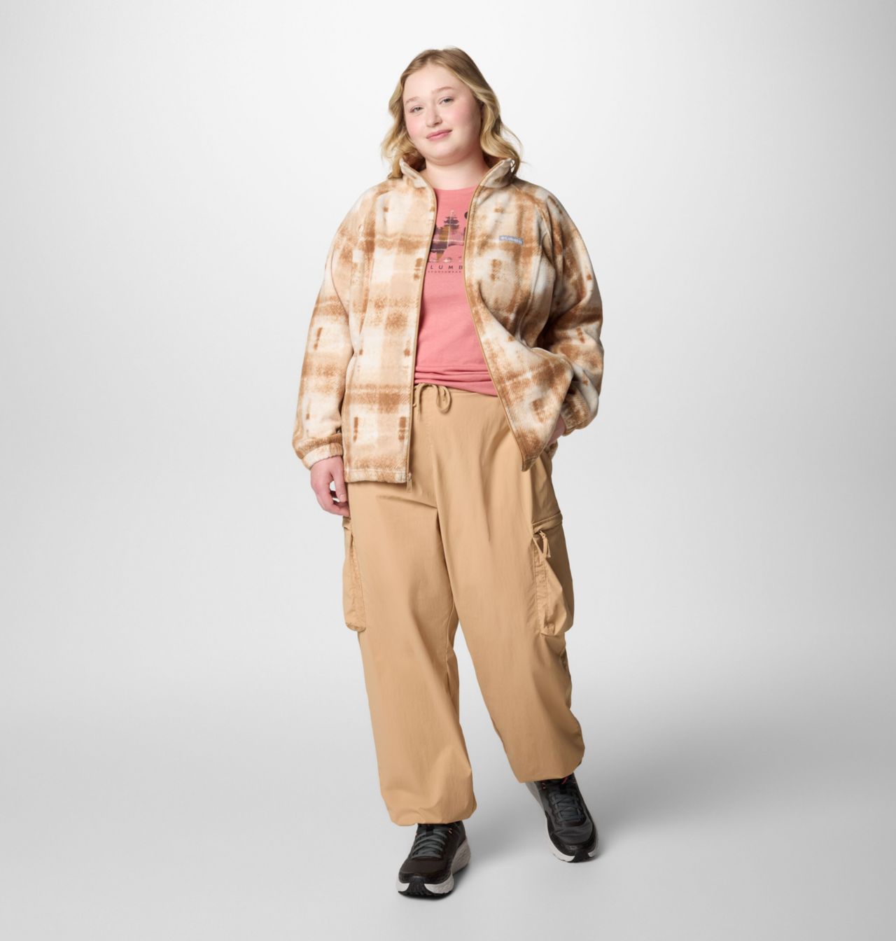 Women's Benton Springs™ Printed Full Zip Fleece Jacket - Plus Size 3