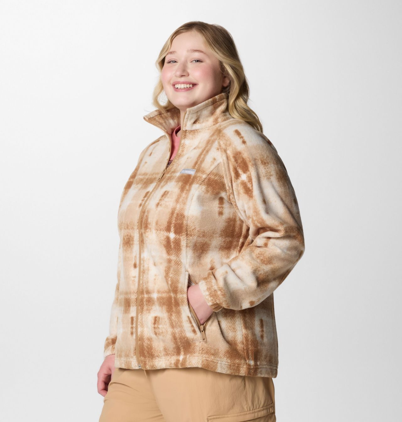 Women's Benton Springs™ Printed Full Zip Fleece Jacket - Plus Size 4