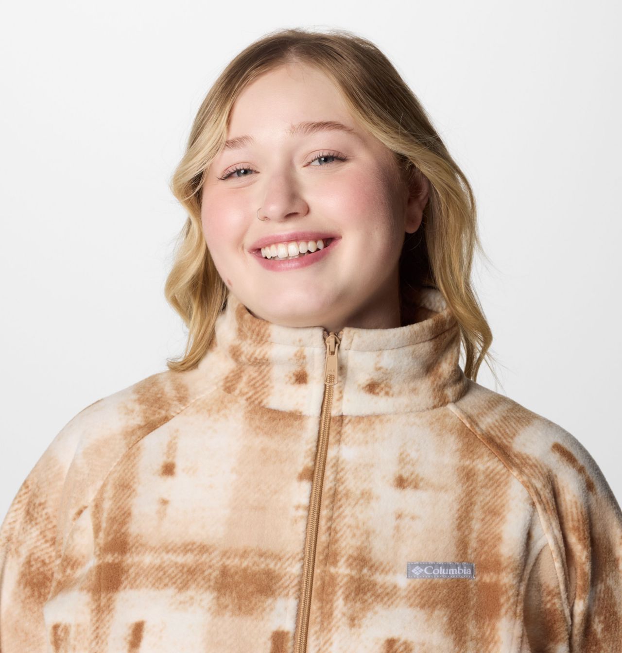 Women's Benton Springs™ Printed Full Zip Fleece Jacket - Plus Size 5