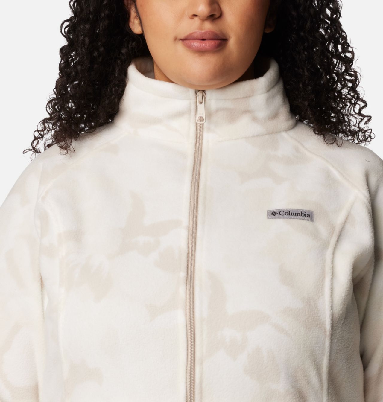 Veste polaire zippée imprimée Benton Springs™ Femme - Grandes tailles 4