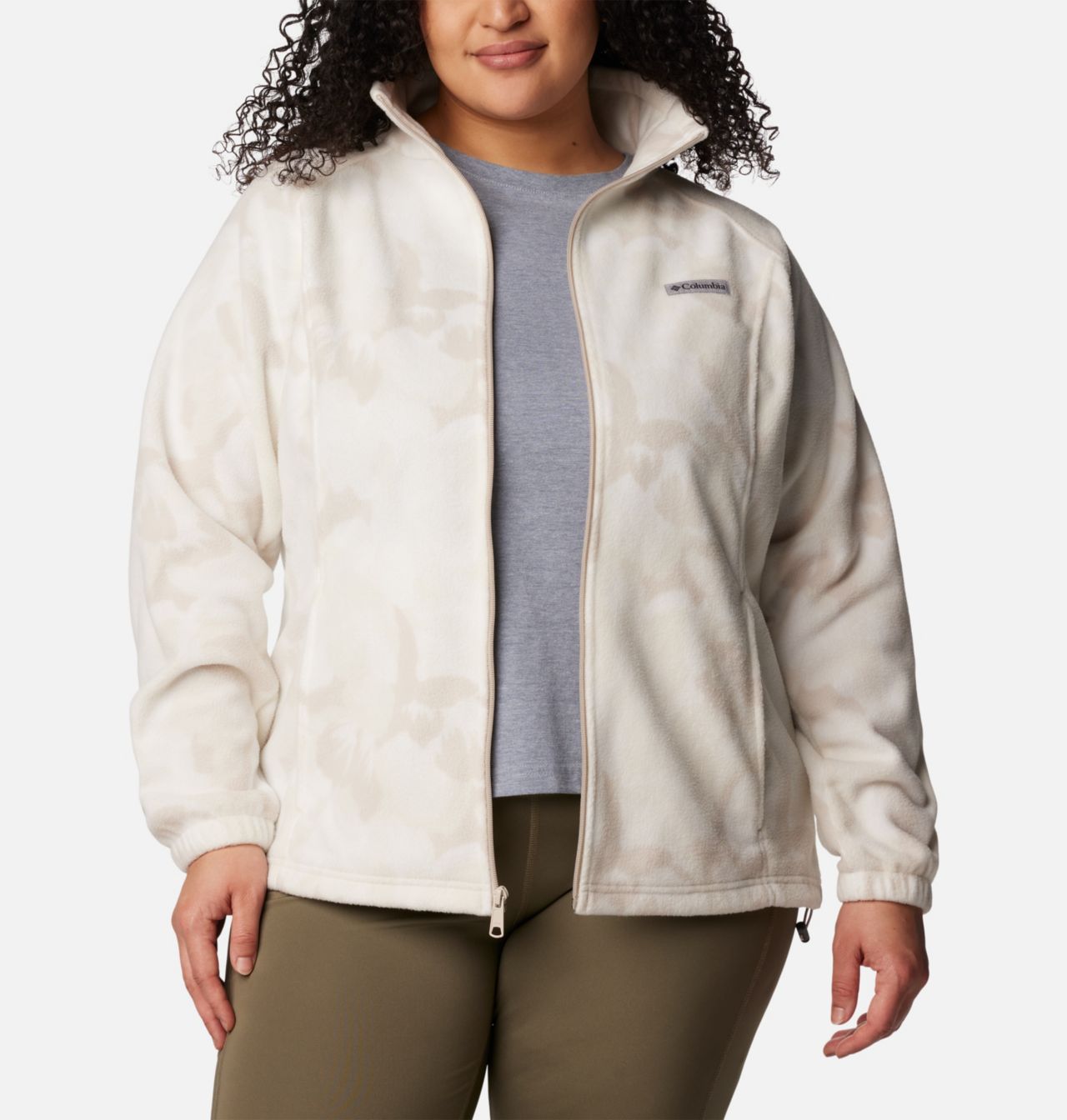 Veste polaire zippée imprimée Benton Springs™ Femme - Grandes tailles 7