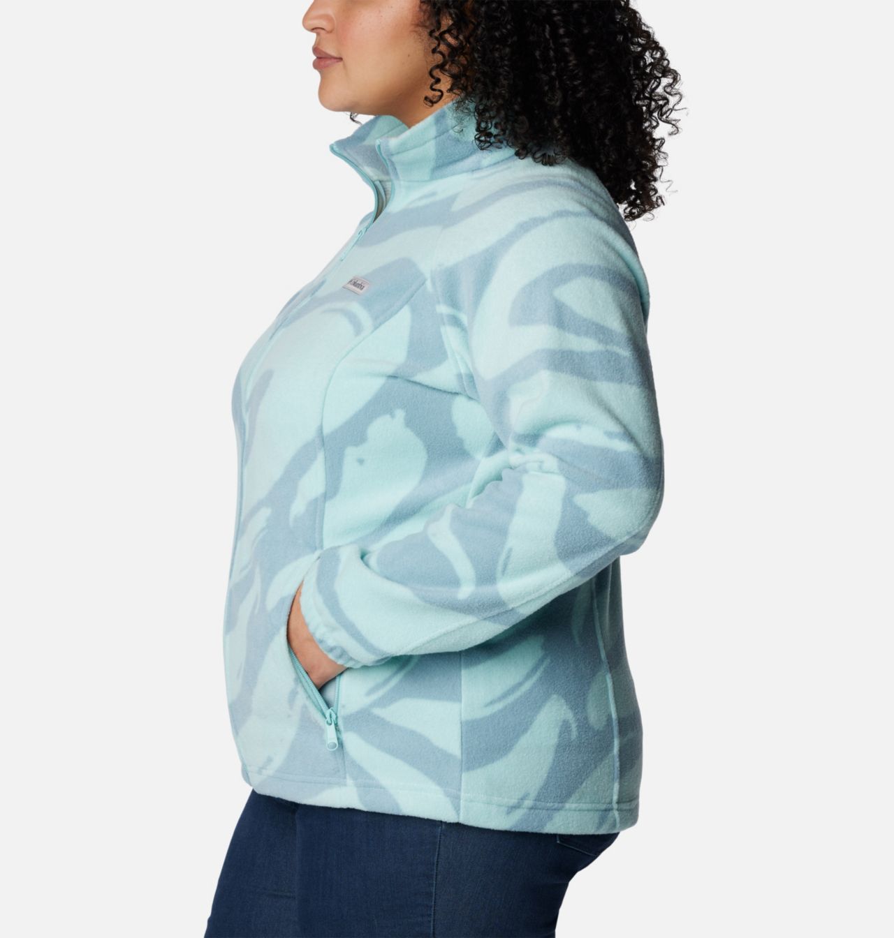 Women's Benton Springs™ Printed Full Zip Fleece Jacket - Plus Size 3