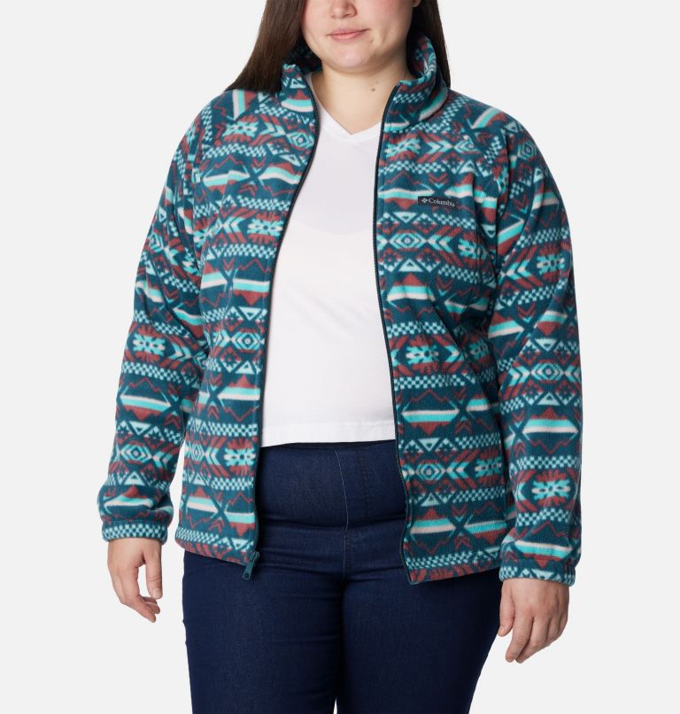 Women's Benton Springs™ Printed Full Zip Fleece Jacket - Plus Size