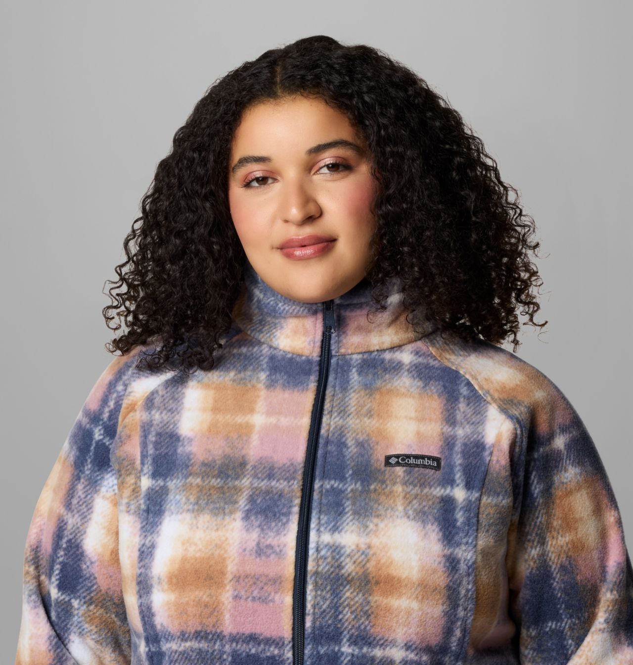 Women's Benton Springs™ Printed Full Zip Fleece Jacket - Plus Size 5