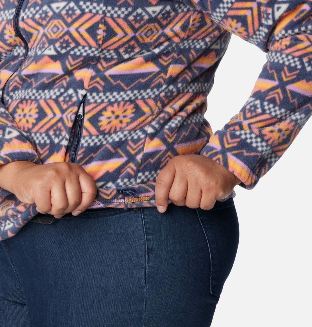 Women's Benton Springs™ Printed Full Zip Fleece Jacket - Plus Size 6