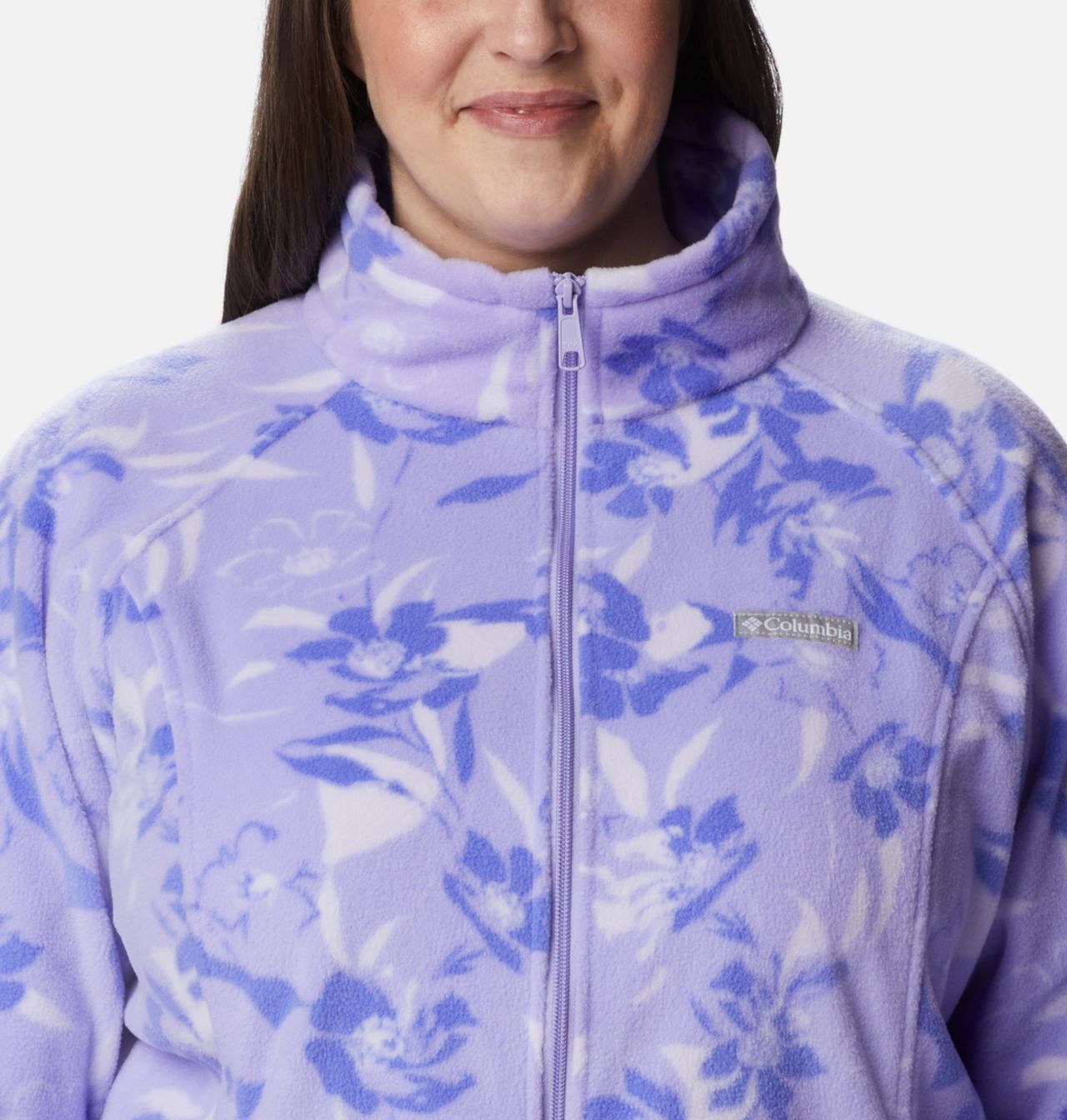 Women's Benton Springs™ Printed Full Zip Fleece Jacket - Plus Size 4
