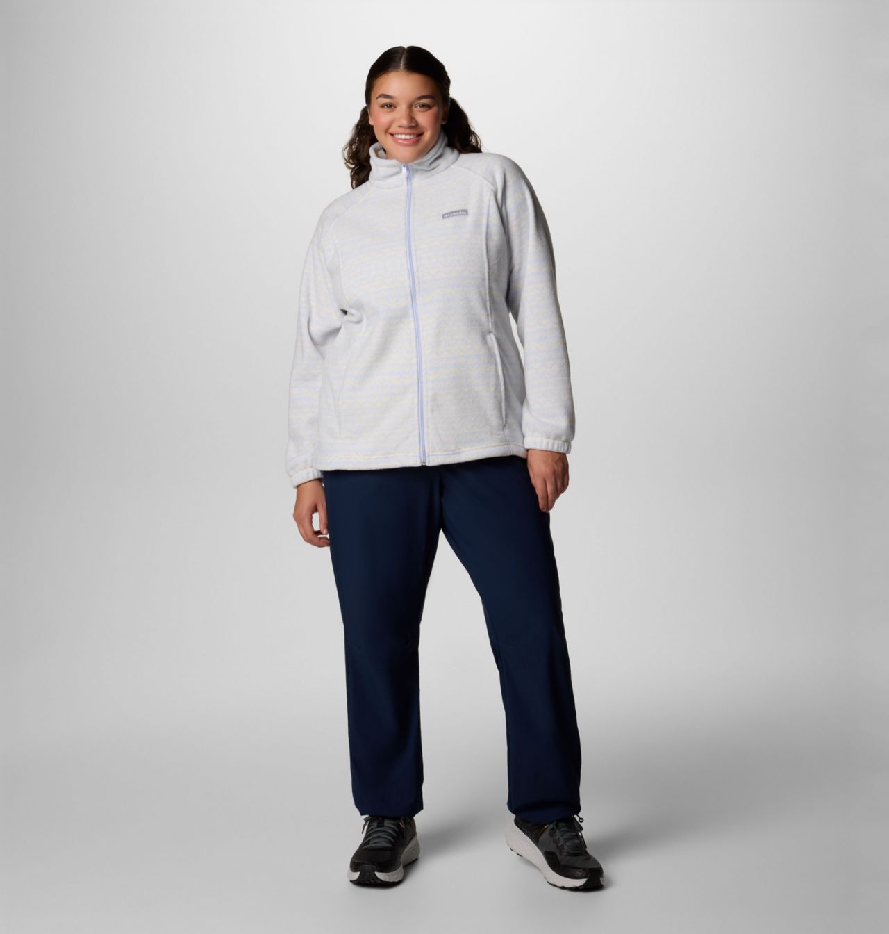 Women's Benton Springs™ Printed Full Zip Fleece Jacket - Plus Size 3