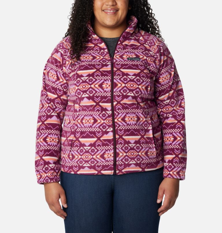 Columbia plus size clearance benton springs fleece jacket