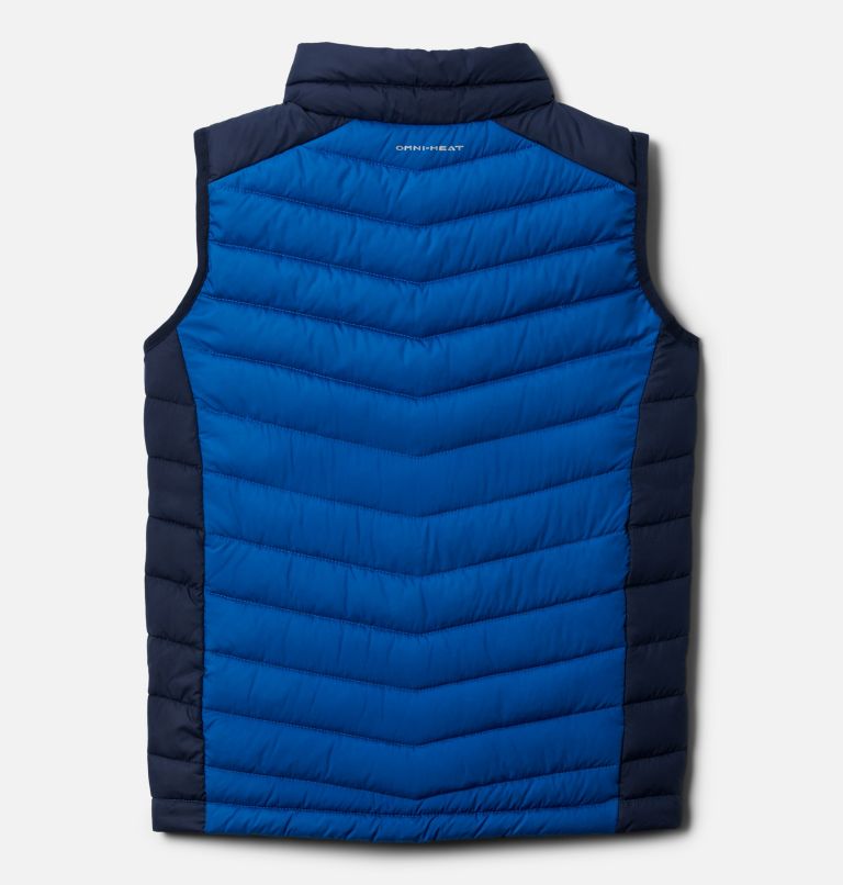 Kids' Slope Edge vest, Color: Bright Indigo, Collegiate Navy