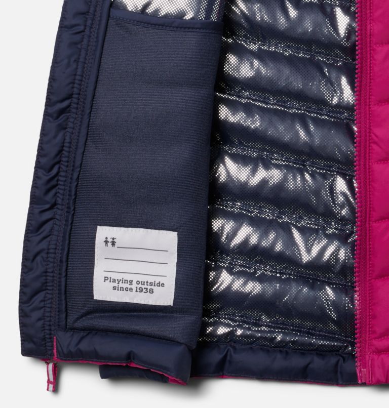 Thumbnail: Kids' Slope Edge vest, Color: Wild Fuchsia, Nocturnal, image 3