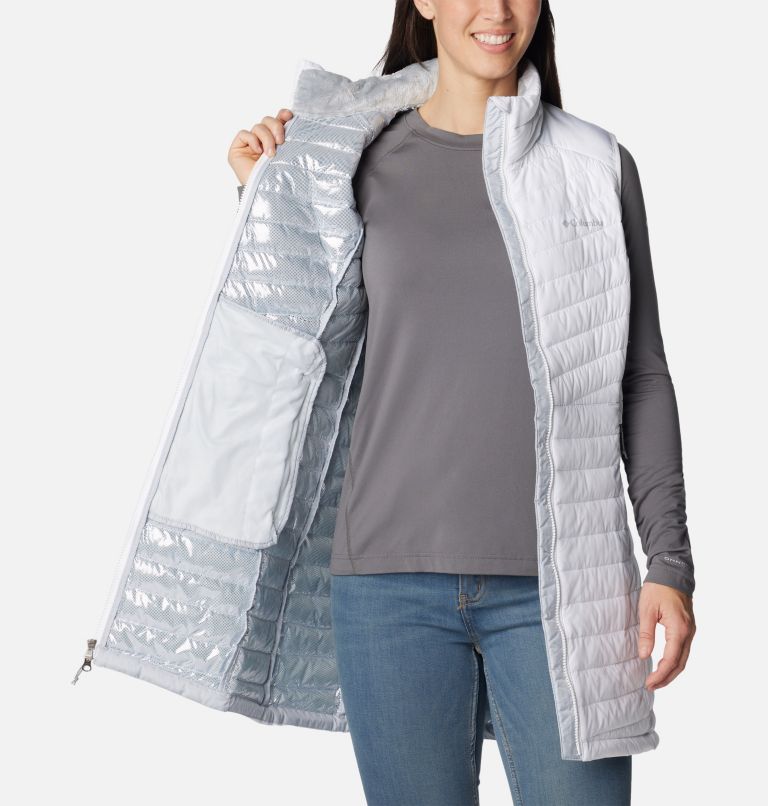 Thumbnail: Women's Slope Edge Long Vest, Color: White, image 5