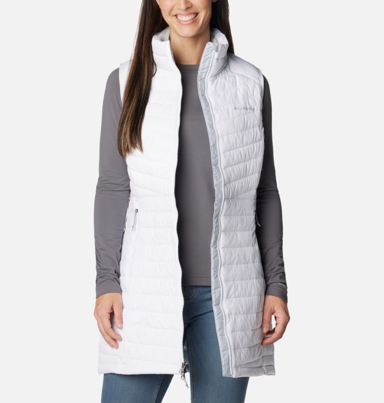 Thumbnail: Women's Slope Edge Long Vest, Color: White, image 8