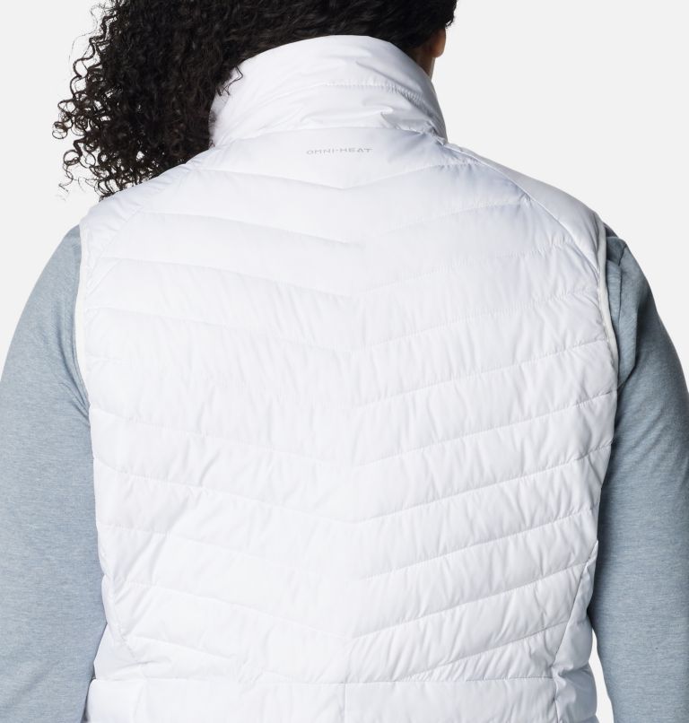 Thumbnail: Women's Slope Edge Long Vest - Plus Size, Color: White, image 7
