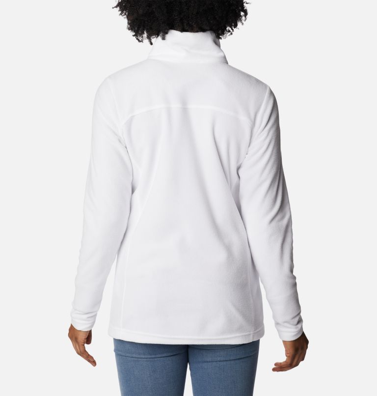 Thumbnail: Women's Lake Aloha Full Zip Fleece Jacket, Color: White, image 2
