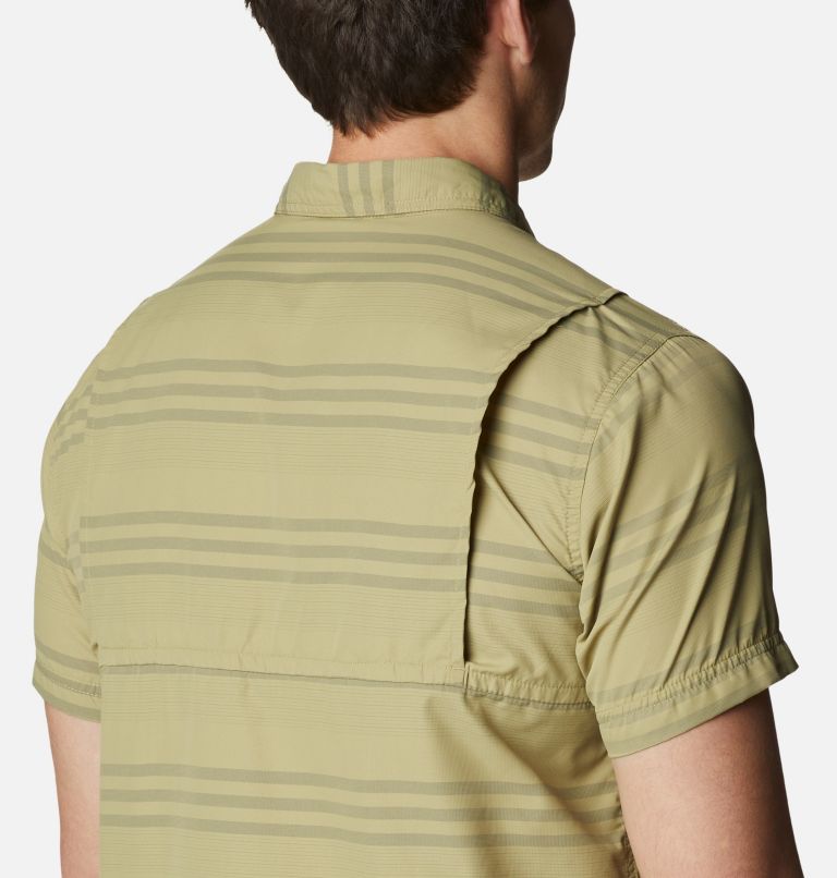 Thumbnail: Men's Homecrest Short Sleeve Shirt, Color: Savory, Shark Surf Stripe, image 5