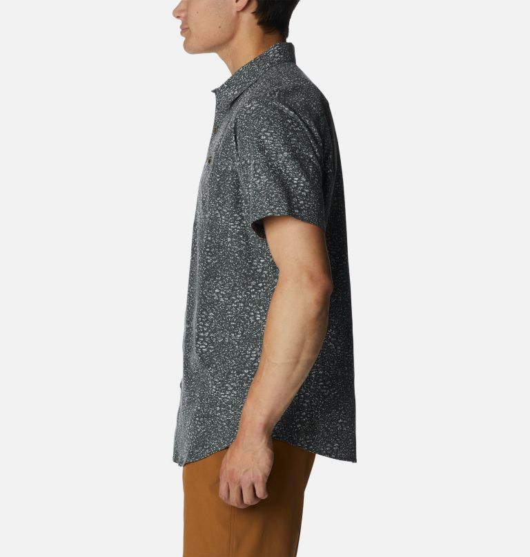 Captree Island Short Sleeve Shirt | 012 | XL, Color: Shark Tiny Jungles, image 3