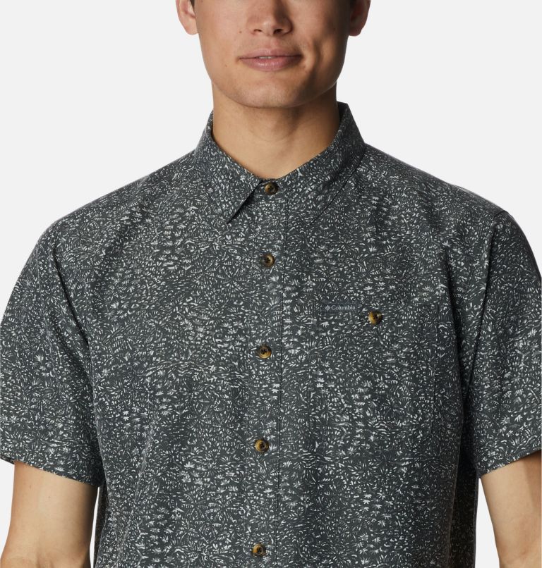Captree Island Short Sleeve Shirt | 012 | XL, Color: Shark Tiny Jungles, image 4