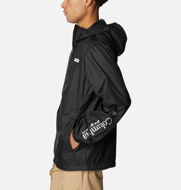 Men's PFG Three Streams II Windbreaker, Color: Black, image 3