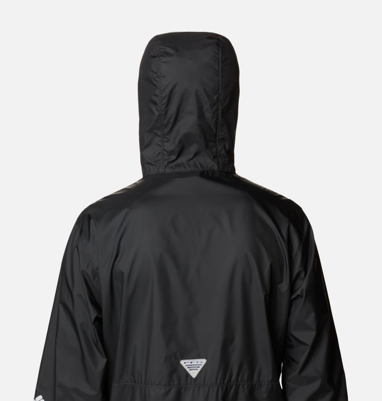 Men's PFG Three Streams II Windbreaker, Color: Black, image 6