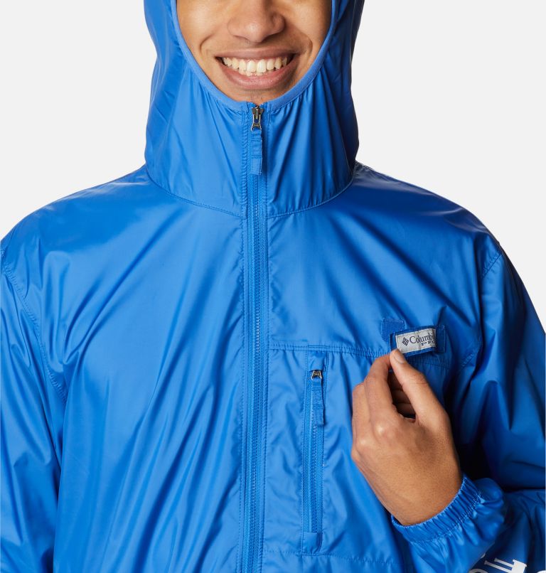 Three Streams II Windbreaker | 487 | XL, Color: Vivid Blue, Gulf Stream, image 4