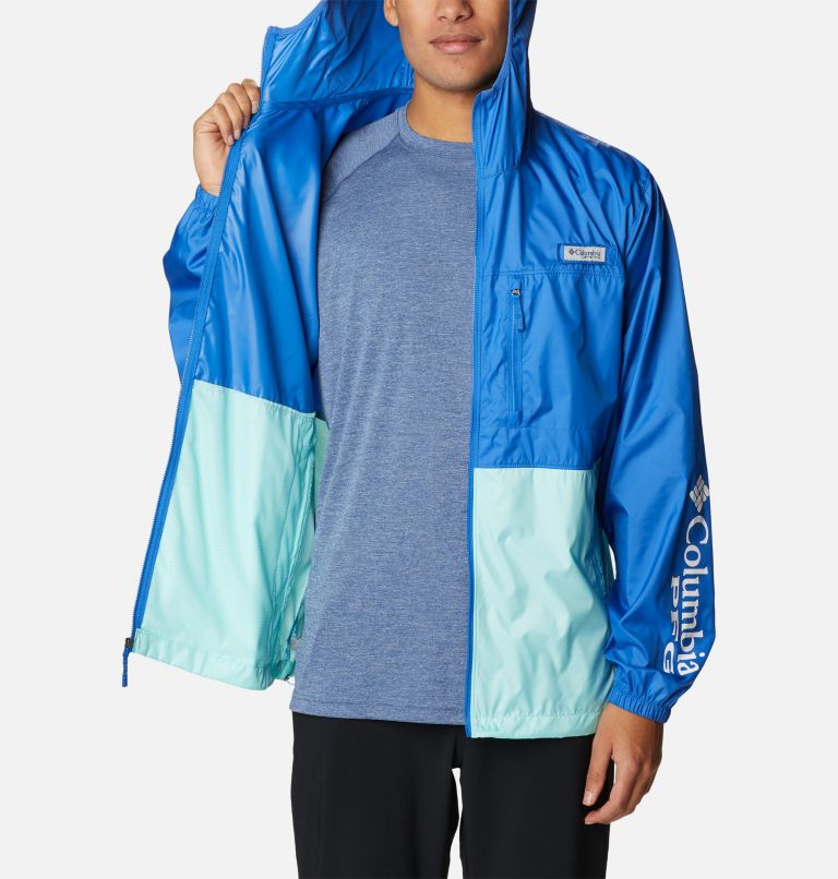 Three Streams II Windbreaker | 487 | XL, Color: Vivid Blue, Gulf Stream, image 5