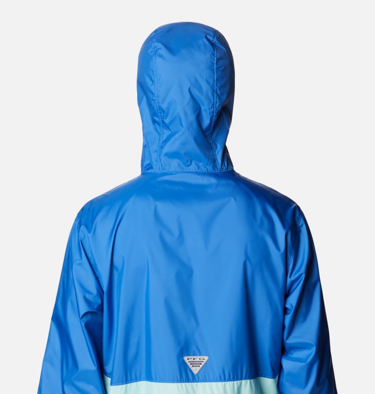 Three Streams II Windbreaker | 487 | XL, Color: Vivid Blue, Gulf Stream, image 6