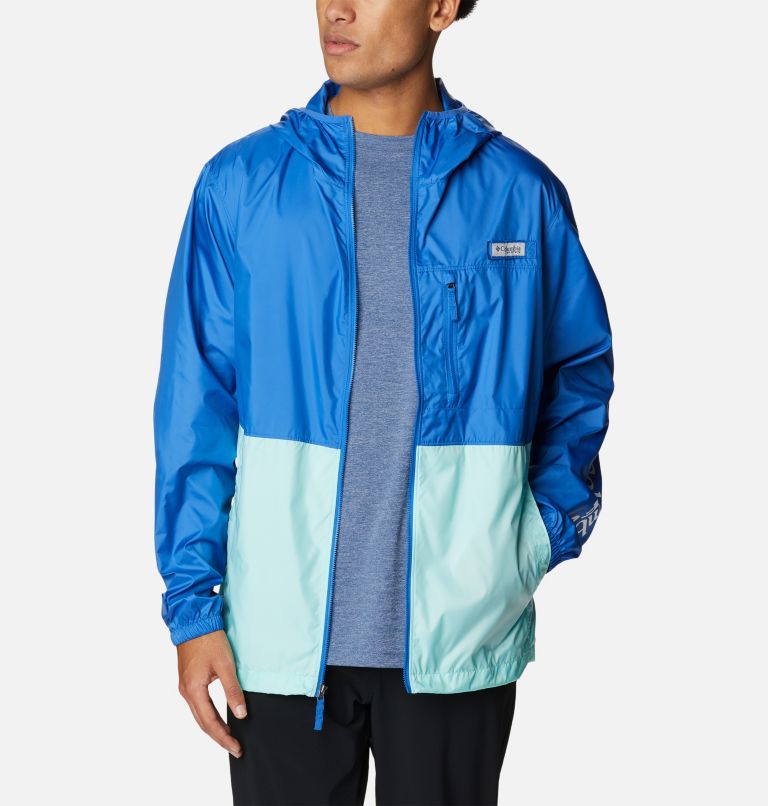 Three Streams II Windbreaker | 487 | XL, Color: Vivid Blue, Gulf Stream, image 8