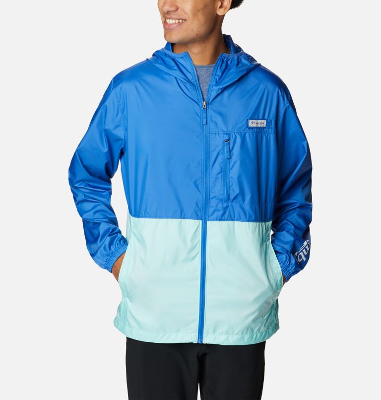 Three Streams II Windbreaker | 487 | XL, Color: Vivid Blue, Gulf Stream, image 1