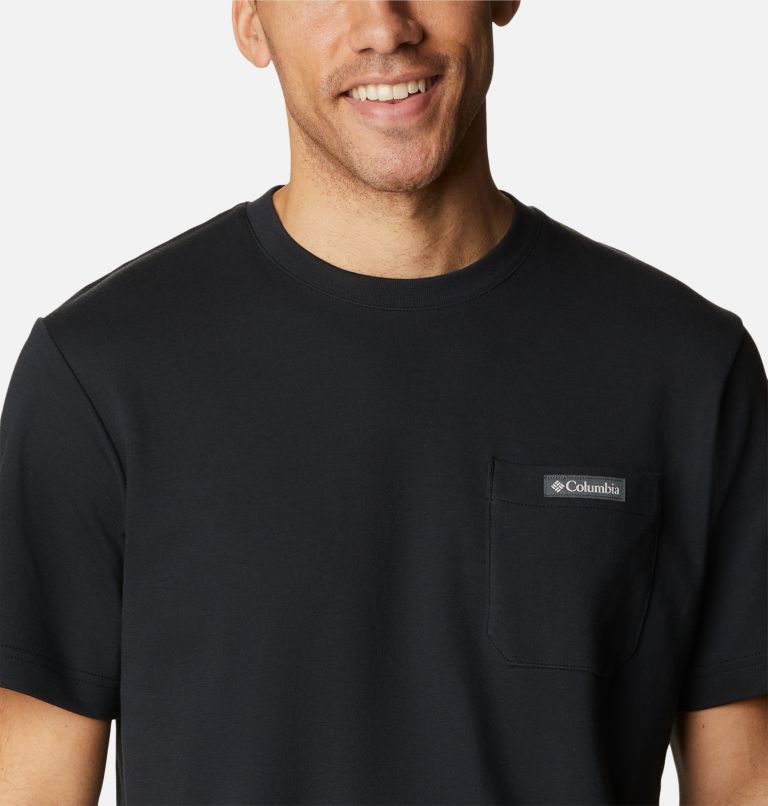 Thumbnail: Men's Heritage Park Pocket T-Shirt, Color: Black, image 4
