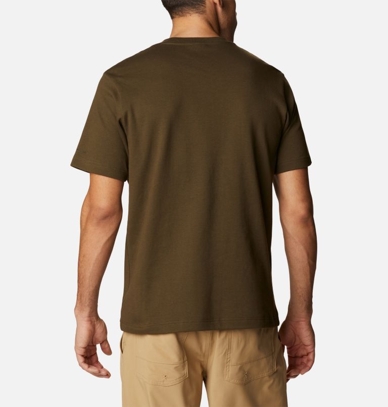 Thumbnail: Men's Heritage Park Pocket T-Shirt, Color: Olive Green, image 2