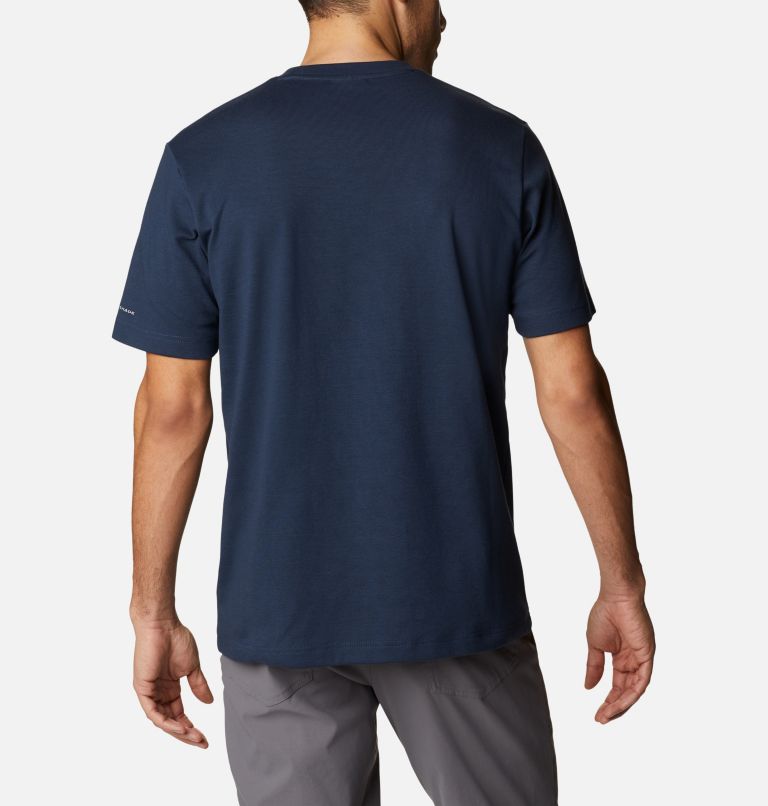 Thumbnail: Men's Heritage Park Pocket T-Shirt, Color: Collegiate Navy, image 2