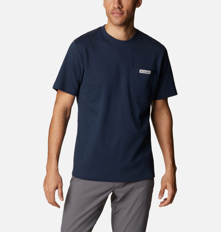 Thumbnail: Men's Heritage Park Pocket T-Shirt, Color: Collegiate Navy, image 1