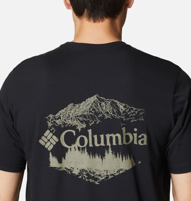 Thumbnail: Men's Rockaway River Back Graphic T-Shirt, Color: Black, Hex Natured Graphic, image 5