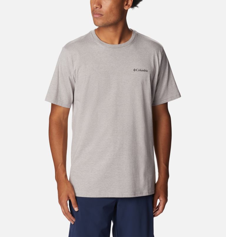 Men's Rockaway River Back Graphic T-Shirt, Color: Columbia Grey Hthr, Hex Natured Graphic, image 1