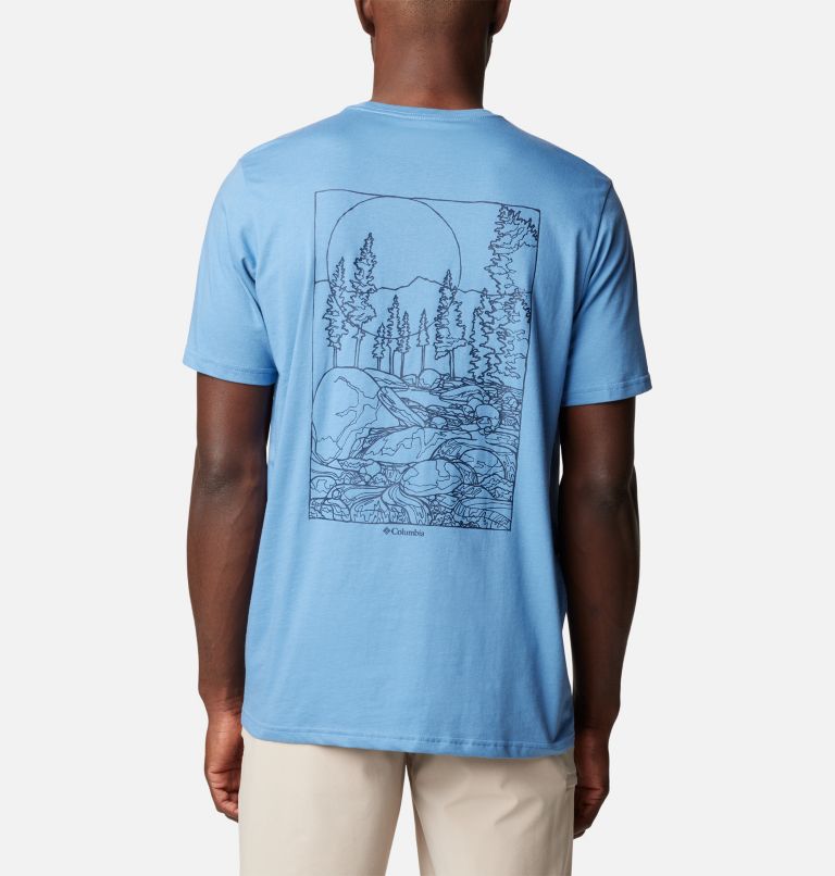 Men's Rockaway River Back Graphic T-Shirt, Color: Skyler, Rocky Road, image 1