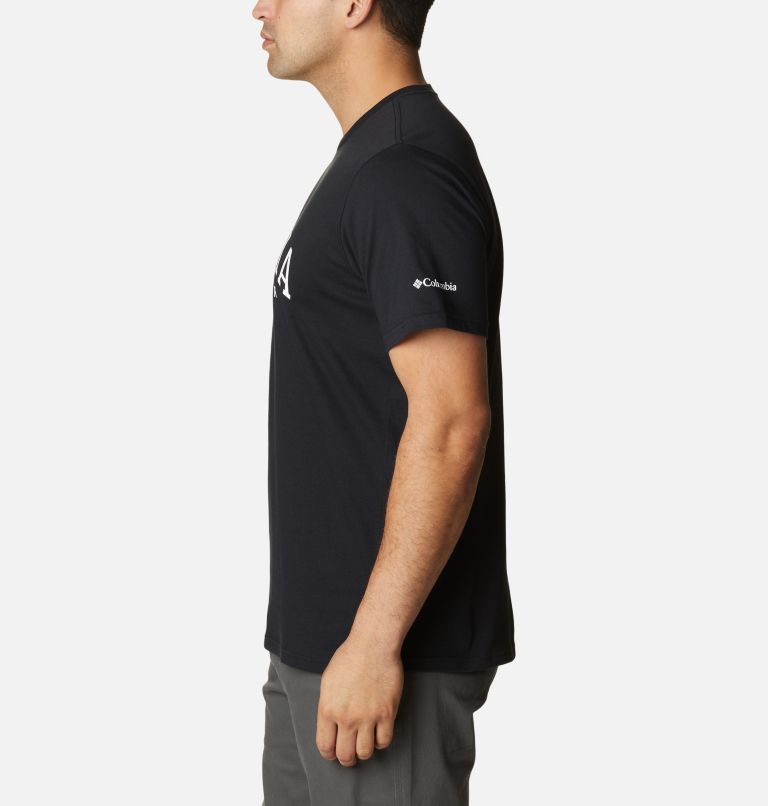 Camiseta estampada Rockaway River para hombre, Color: Black, CSC Varsity Arch Graphic, image 3