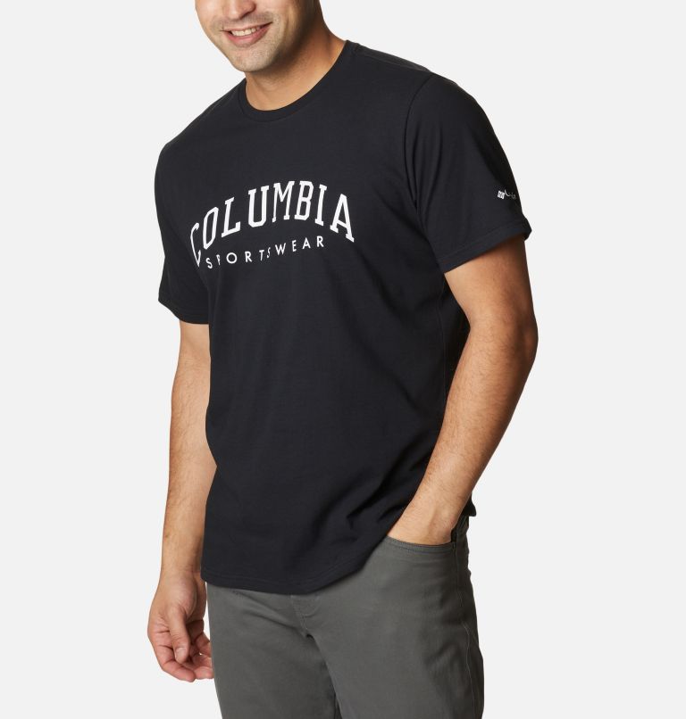 Camiseta estampada Rockaway River para hombre, Color: Black, CSC Varsity Arch Graphic, image 5