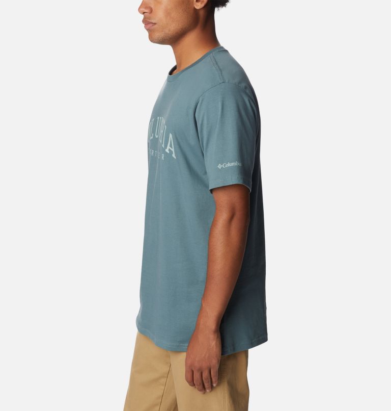 Thumbnail: Camiseta estampada Rockaway River para hombre, Color: Metal, CSC Varsity Arch Graphic, image 3