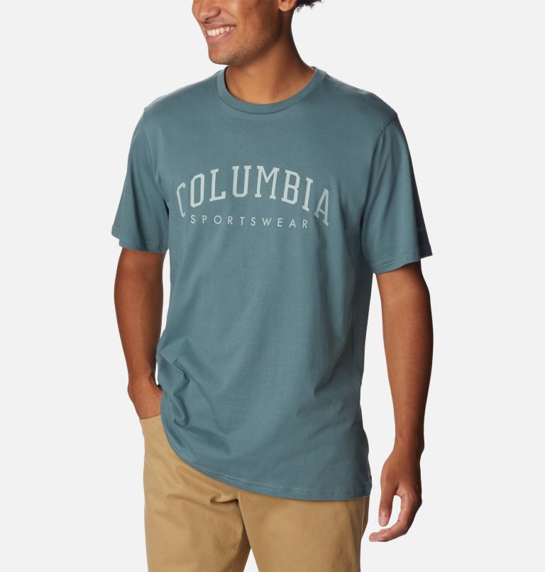 Camiseta estampada Rockaway River para hombre, Color: Metal, CSC Varsity Arch Graphic, image 5