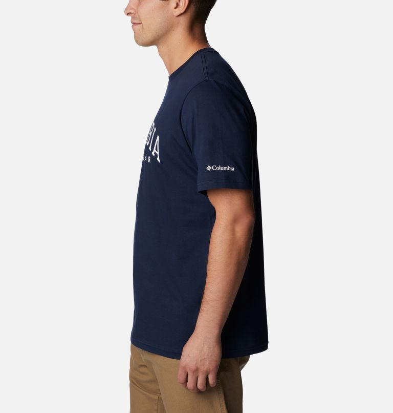 Men's Rockaway River Graphic T-Shirt, Color: Collegiate Navy, CSC Varsity Arch Grx, image 3