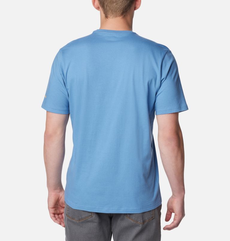 Men's Rockaway River Graphic T-Shirt, Color: Skyler, Scripted Scene, image 2