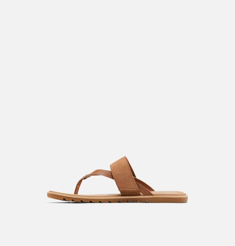 Women's Ella II Easy Flip Sandal, Color: Velvet Tan, Gum 2, image 4