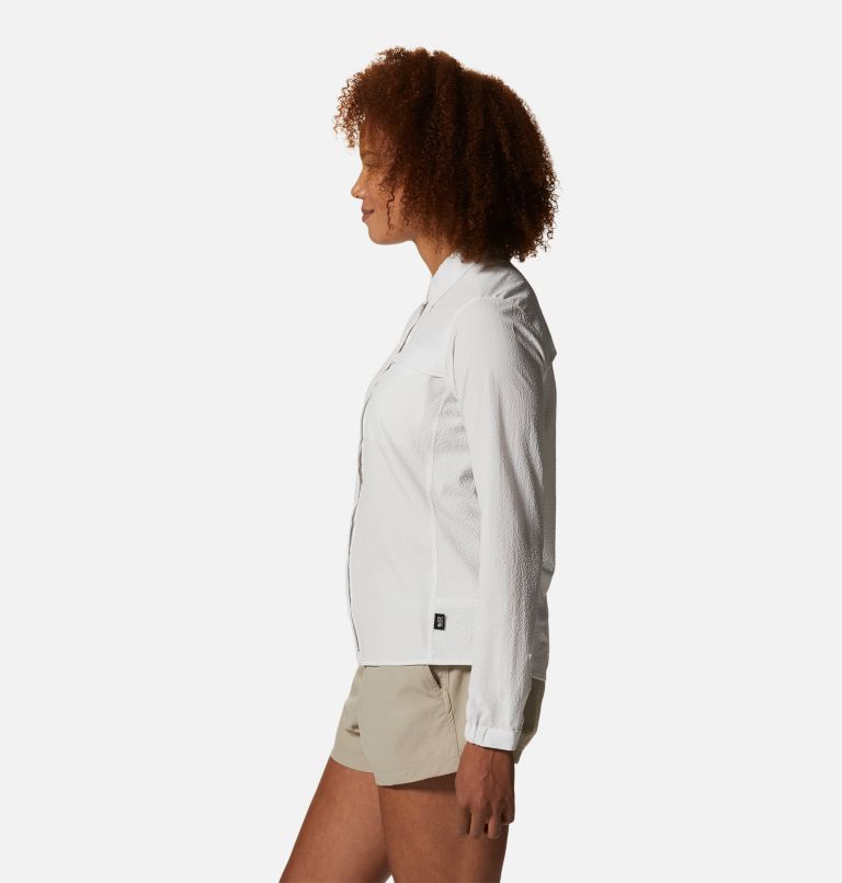 Women's Sunshadow Long Sleeve Shirt, Color: Fogbank, image 3