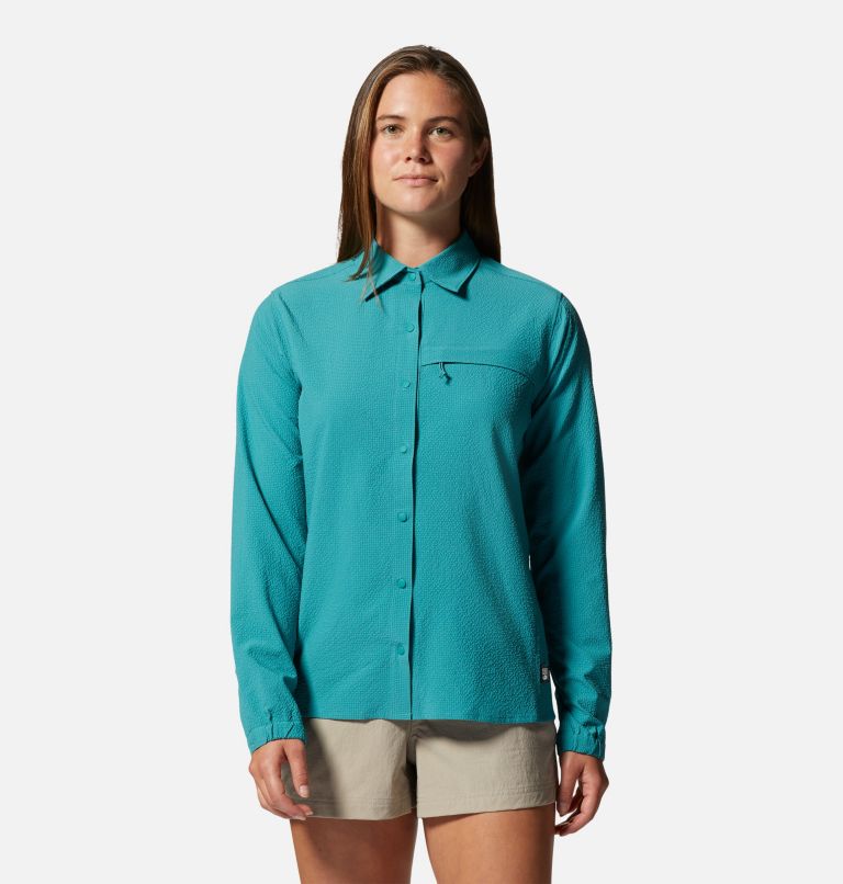 Women's Sunshadow Long Sleeve Shirt, Color: Palisades, image 1
