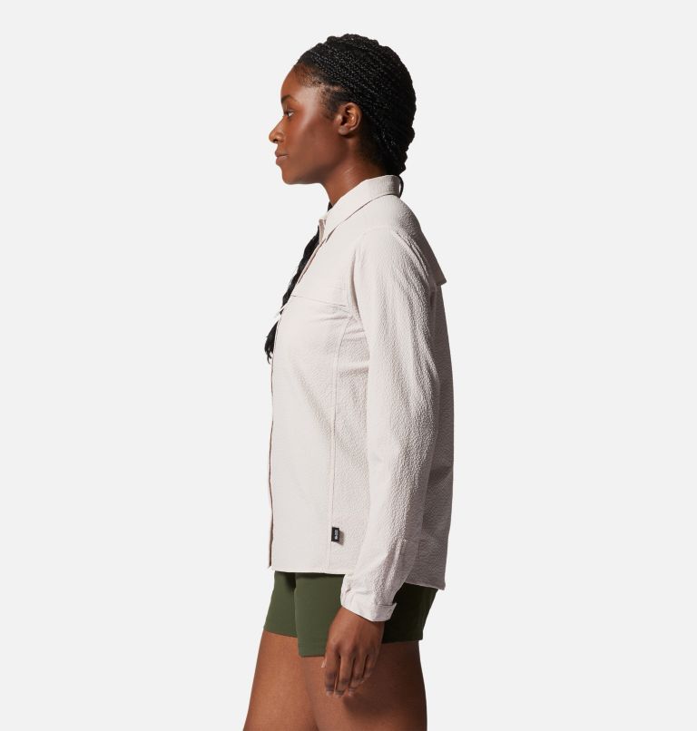 Women's Sunshadow Long Sleeve Shirt, Color: White Sprite, image 3